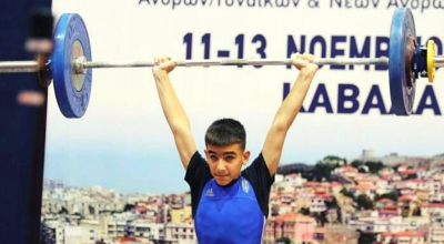 Στην αποστολή για το Παγκόσμιο Πρωτάθλημα Άρσης Βαρών Παίδων (U17) ο 14χρονος Παναγιώτης Σπύρου του Ανταγόρα